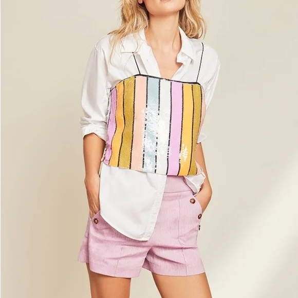 Veronica Beard Multicolor Sequin Top - Picture 6 of 6